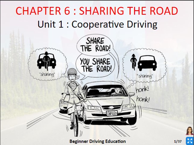 sharing the road - road worthy driving school