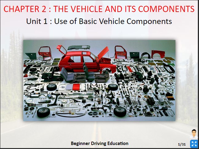 the vehicle and its components - road worhty driving school online beginner driver education
